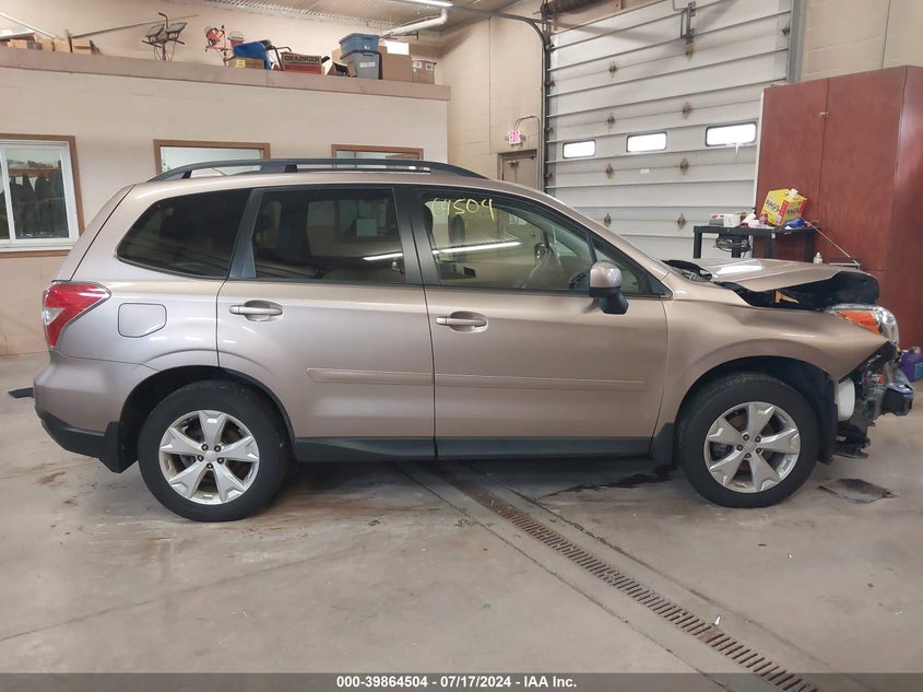 2016 Subaru Forester 2.5I Premium VIN: JF2SJADC9GH475174 Lot: 39864504