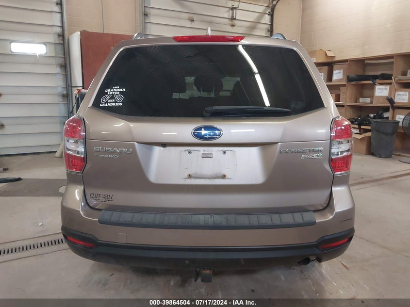 2016 Subaru Forester 2.5I Premium VIN: JF2SJADC9GH475174 Lot: 39864504