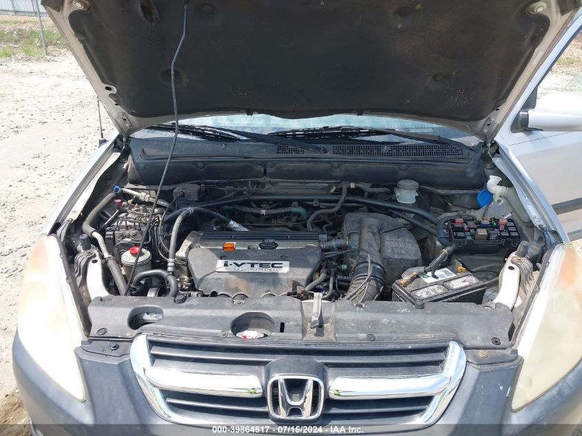 2003 Honda Cr-V Ex VIN: SHSRD78853U139196 Lot: 39864517