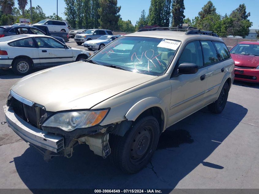 2008 Subaru Outback VIN: 4S4BP60C786331664 Lot: 39864549