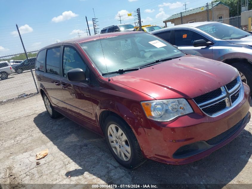 2016 Dodge Grand Caravan Se VIN: 2C4RDGBG8GR382194 Lot: 39864579