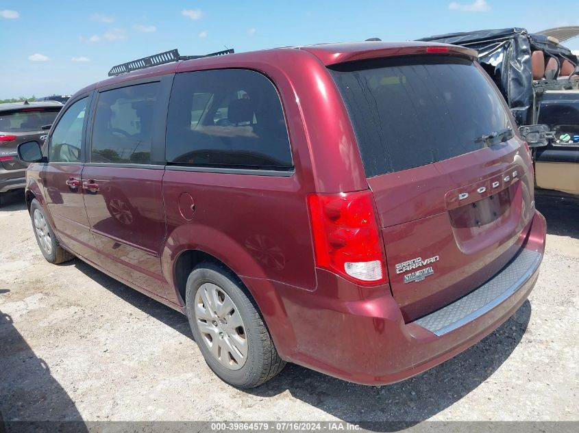 2016 Dodge Grand Caravan Se VIN: 2C4RDGBG8GR382194 Lot: 39864579