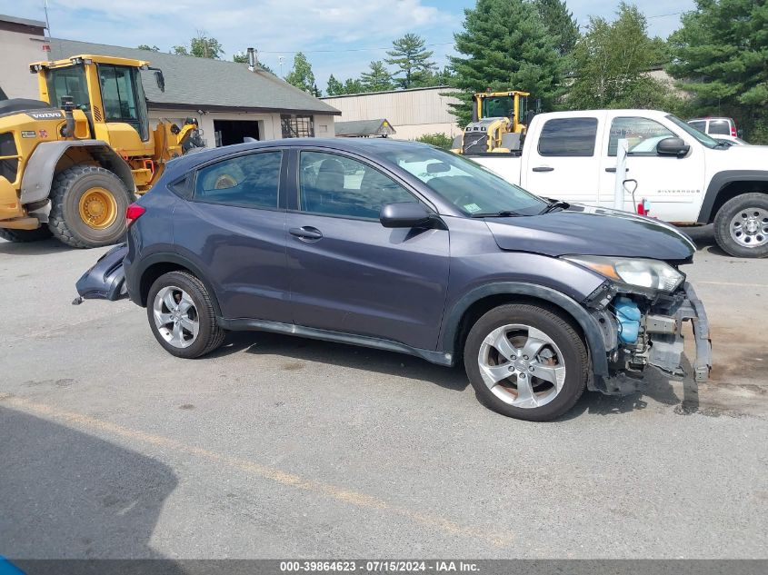 2016 Honda Hr-V Lx VIN: 3CZRU6H36GM705111 Lot: 39864623