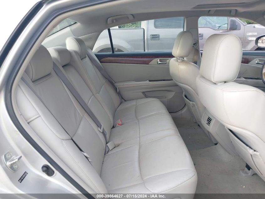 2011 Toyota Avalon VIN: 4T1BK3DB0BU397667 Lot: 39864627