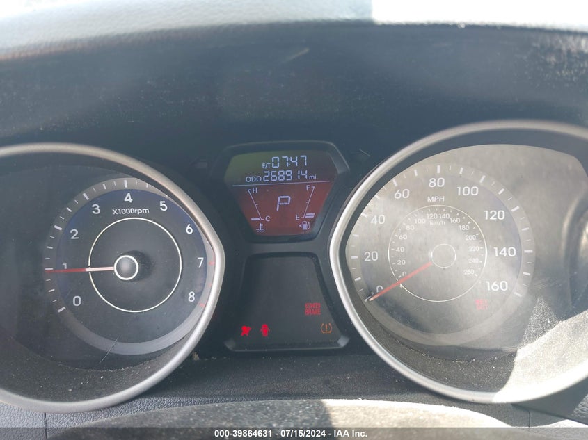 2012 Hyundai Elantra Limited (Ulsan Plant) VIN: KMHDH4AE7CU414185 Lot: 39864631