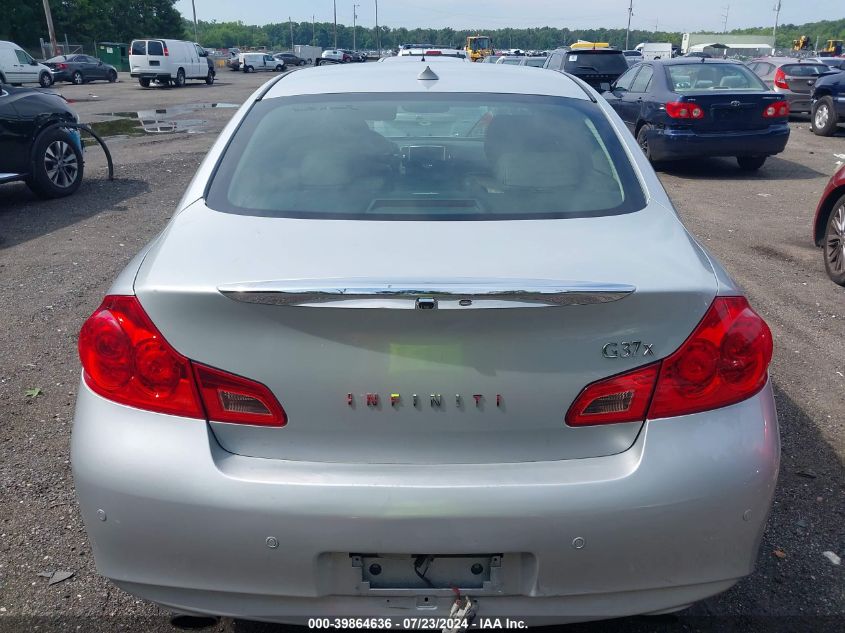 2013 Infiniti G37 Sedan X VIN: JN1CV6AR2DM764237 Lot: 39864636