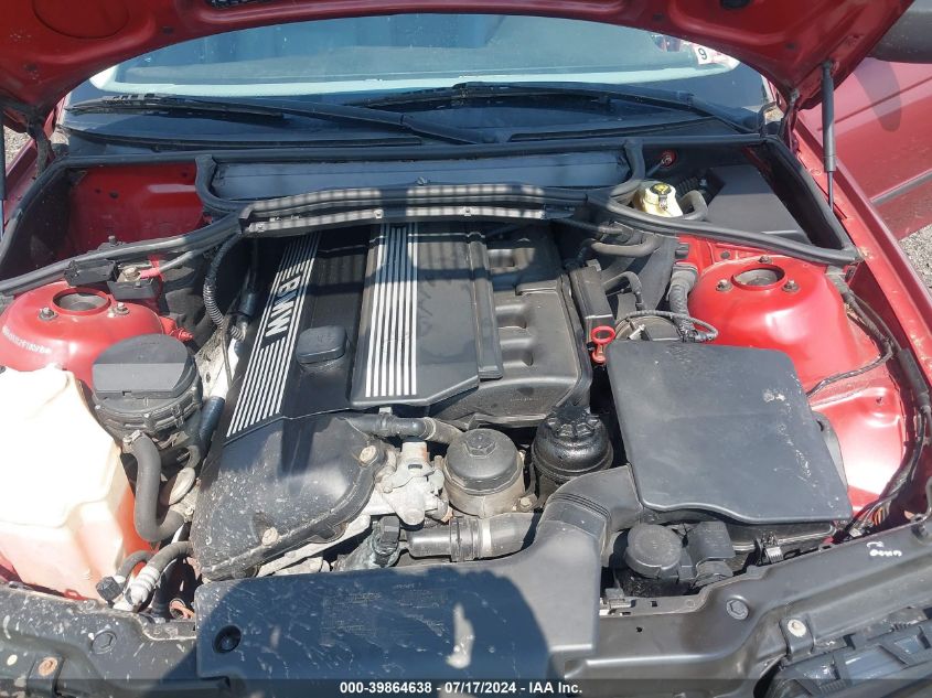 2001 BMW 330I VIN: WBAAV53421FT00619 Lot: 39864638