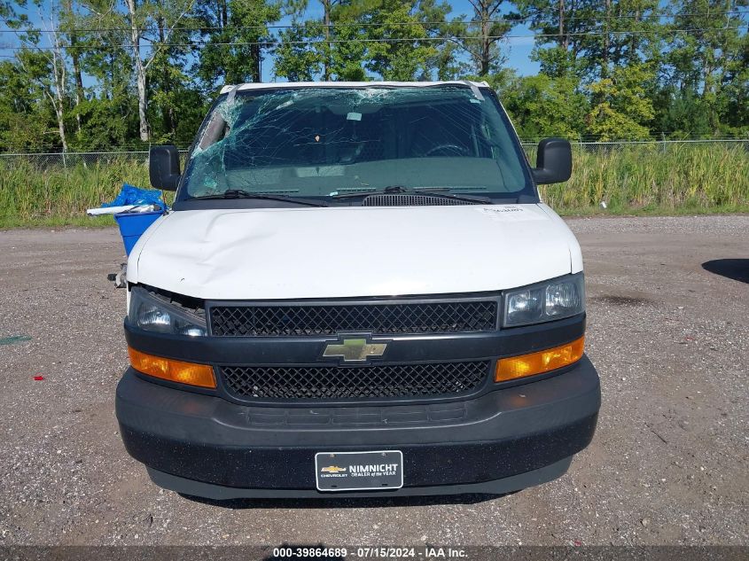 2018 Chevrolet Express 2500 Work Van VIN: 1GCWGAFP9J1333843 Lot: 39864689