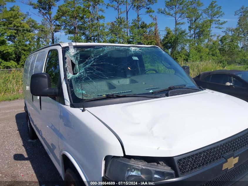 2018 Chevrolet Express 2500 Work Van VIN: 1GCWGAFP9J1333843 Lot: 39864689