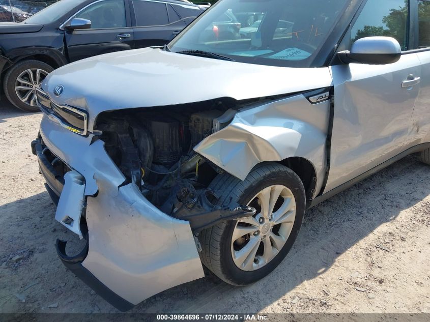 2016 Kia Soul + VIN: KNDJP3A50G7818258 Lot: 39864696