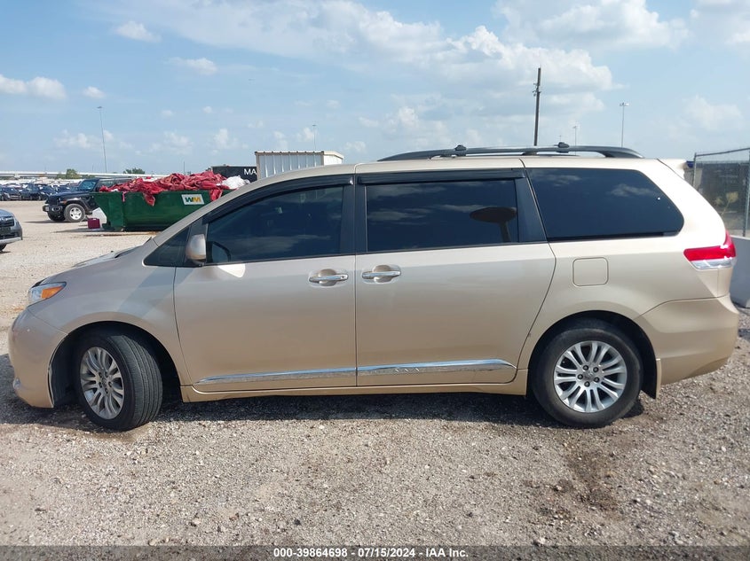 2011 Toyota Sienna Xle V6 VIN: 5TDYK3DC5BS172947 Lot: 39864698