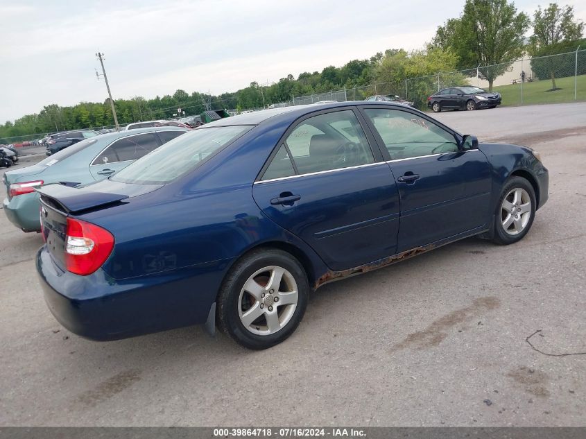 JTDBE32K940293445 | 2004 TOYOTA CAMRY