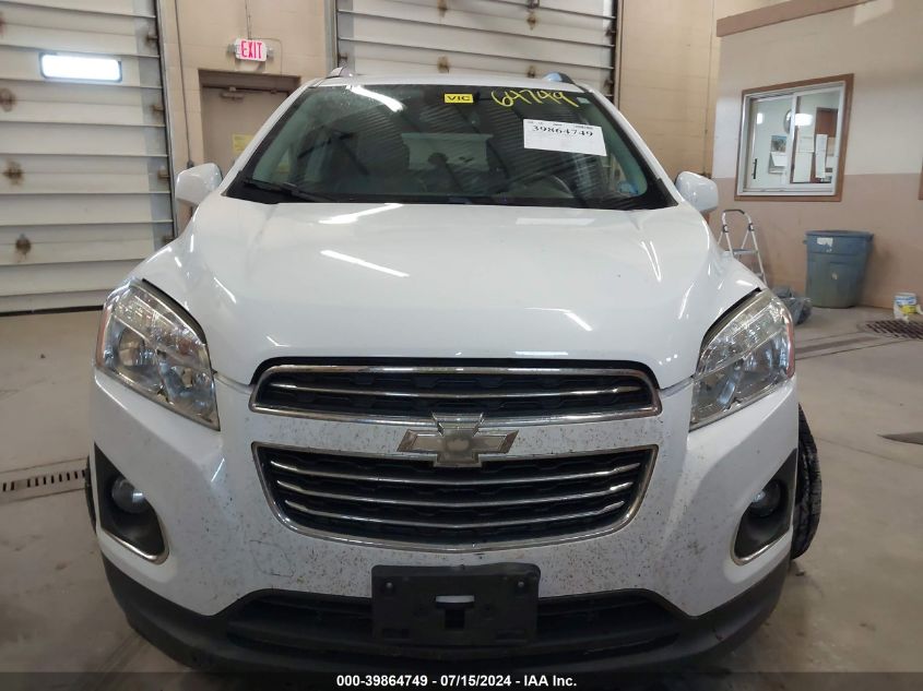 2016 Chevrolet Trax Ltz VIN: 3GNCJRSB9GL178751 Lot: 39864749