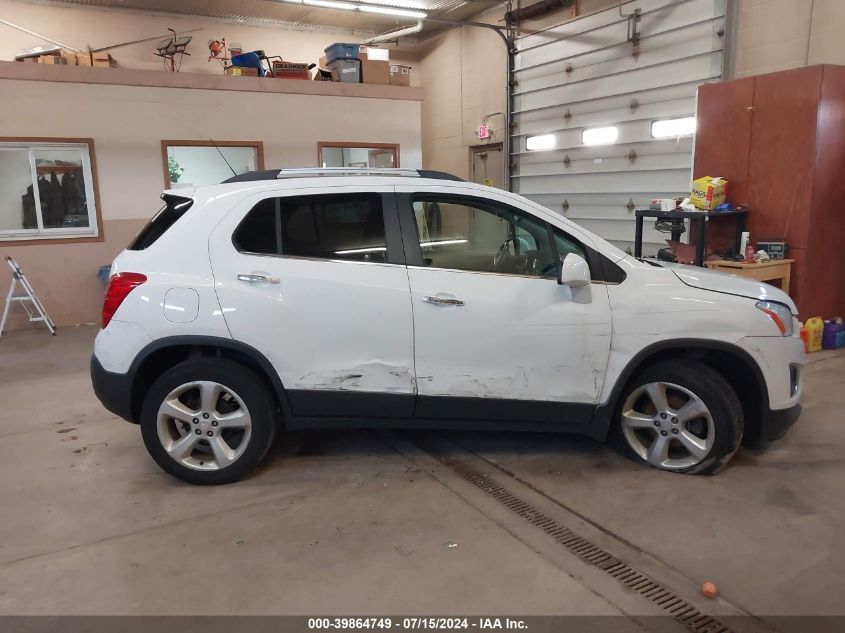 2016 Chevrolet Trax Ltz VIN: 3GNCJRSB9GL178751 Lot: 39864749