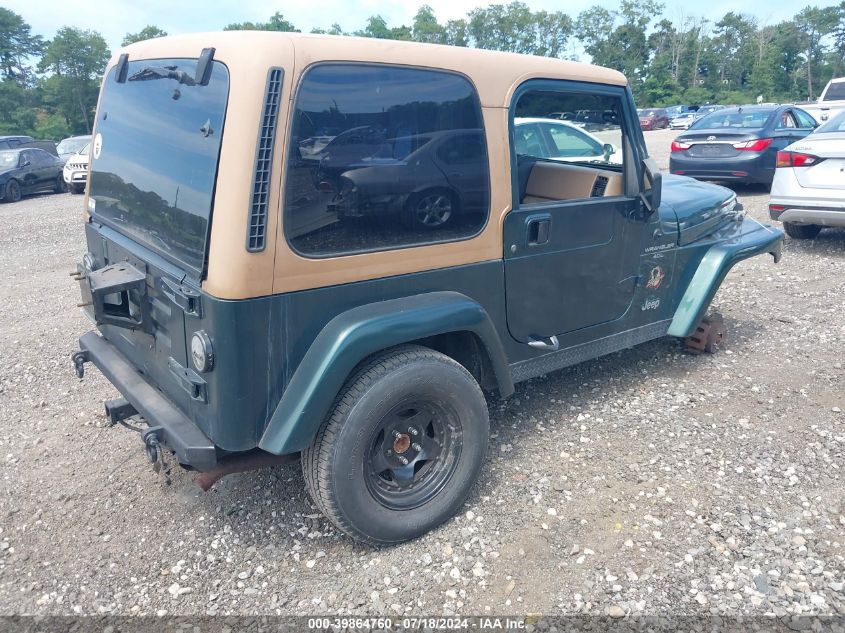 1999 Jeep Wrangler Sahara VIN: 1J4FY49S3XP463647 Lot: 39864760