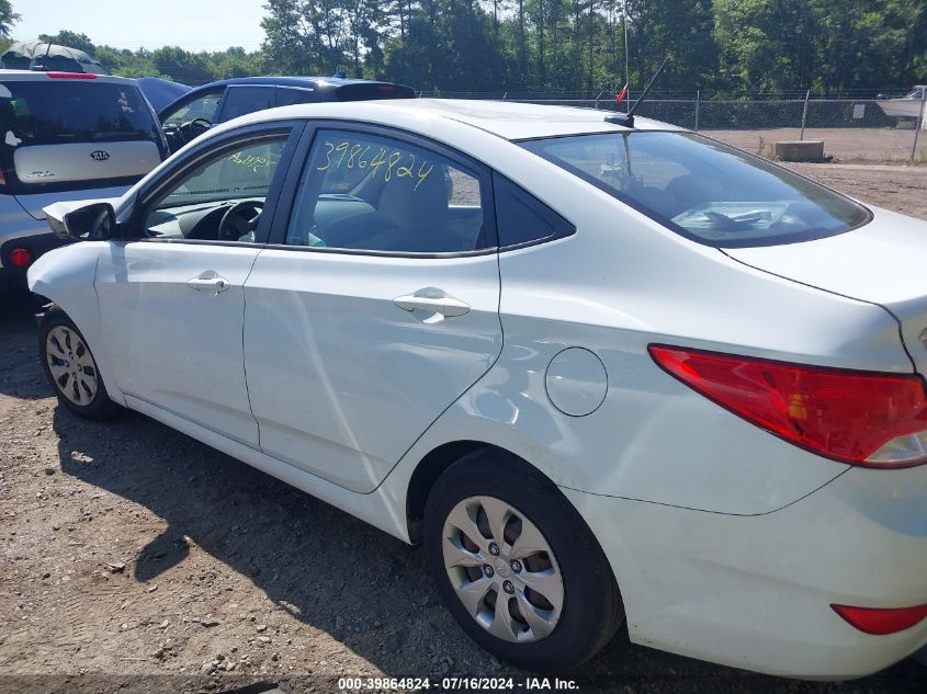 2016 Hyundai Accent Se VIN: KMHCT4AEXGU954727 Lot: 39864824