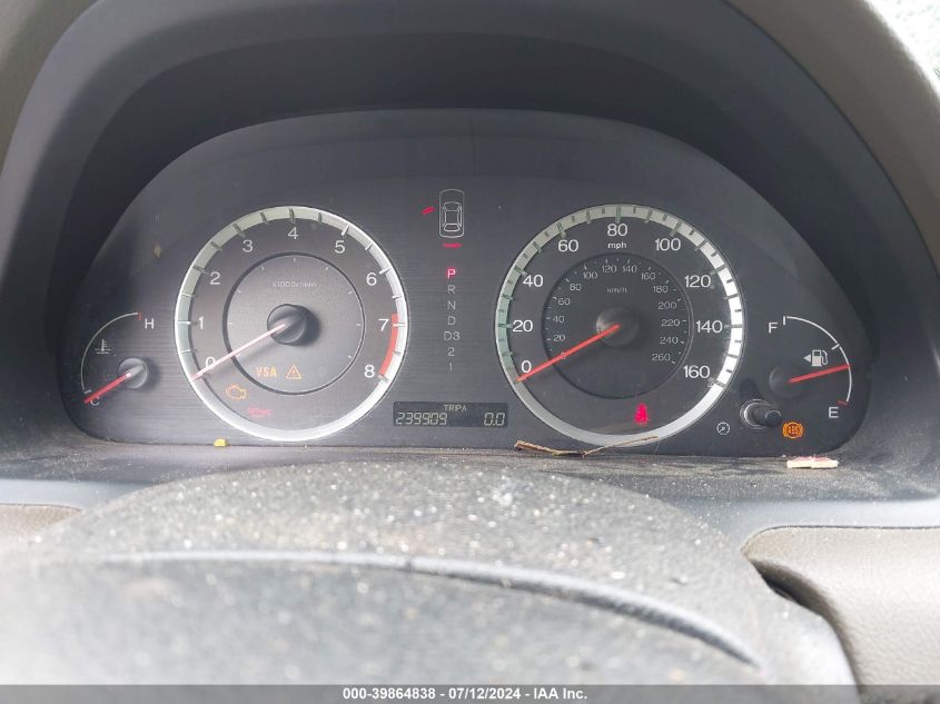 2009 Honda Accord 2.4 Lx VIN: 1HGCP26349A008360 Lot: 39864838