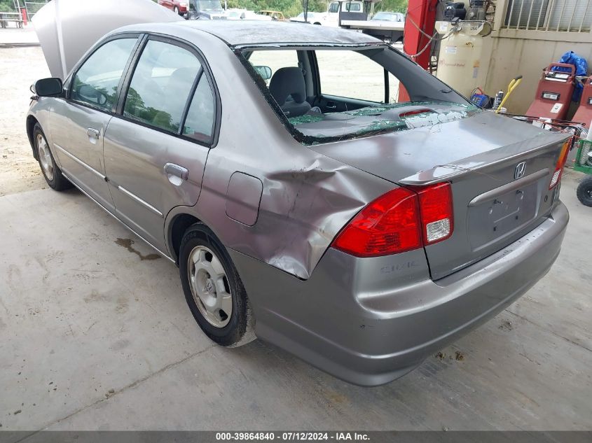 JHMES96625S020857 | 2005 HONDA CIVIC HYBRID