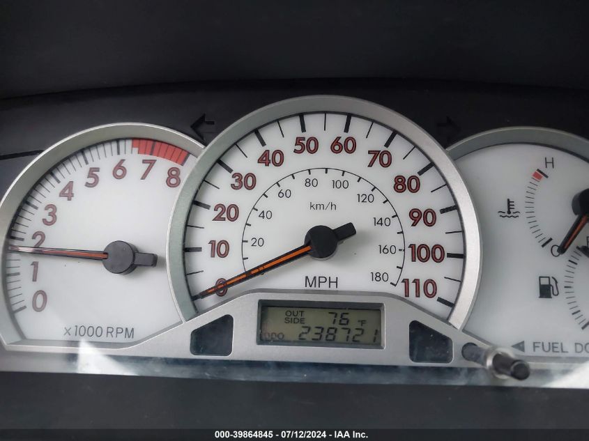 2005 Toyota Corolla S VIN: 1NXBR32E15Z372340 Lot: 39864845