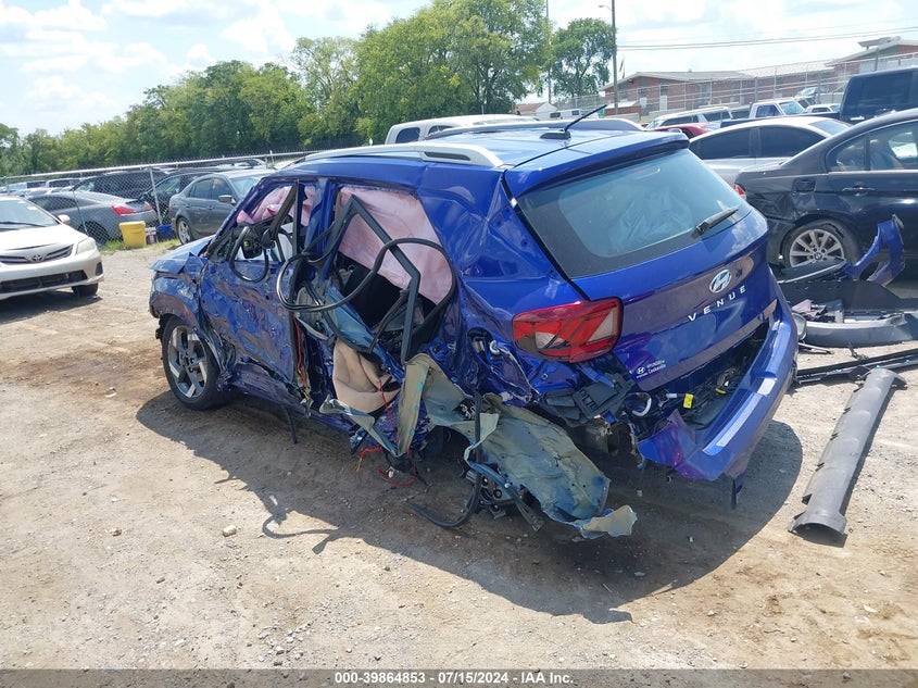 2023 Hyundai Venue Limited VIN: KMHRC8A30PU232683 Lot: 39864853