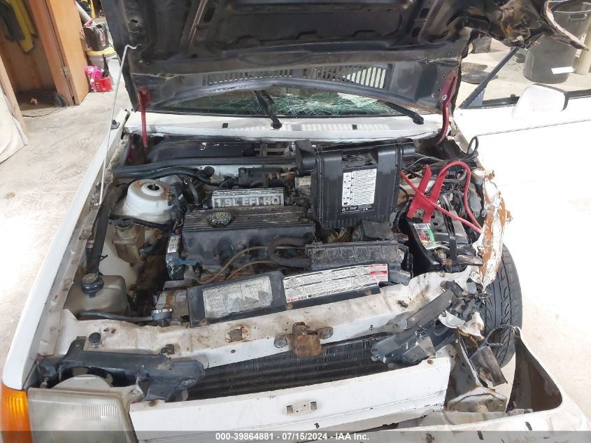 1FAPP93J0KW103279 1989 Ford Escort Gt