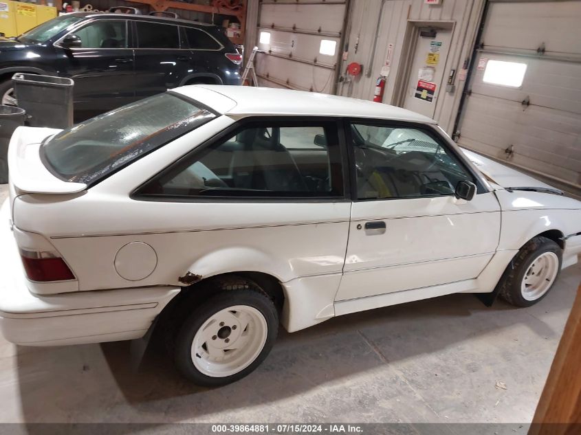 1FAPP93J0KW103279 1989 Ford Escort Gt