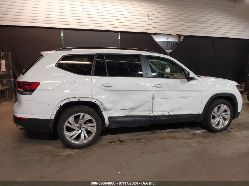 2021 Volkswagen Atlas Se VIN: 1V2WR2CA4MC580968 Lot: 39864888