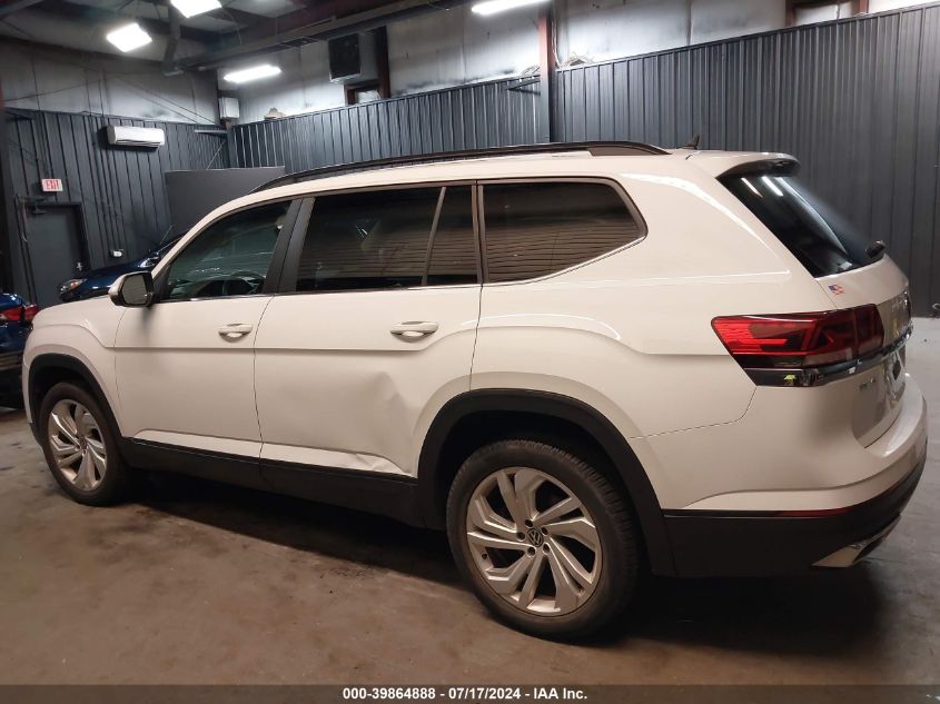 2021 Volkswagen Atlas Se VIN: 1V2WR2CA4MC580968 Lot: 39864888