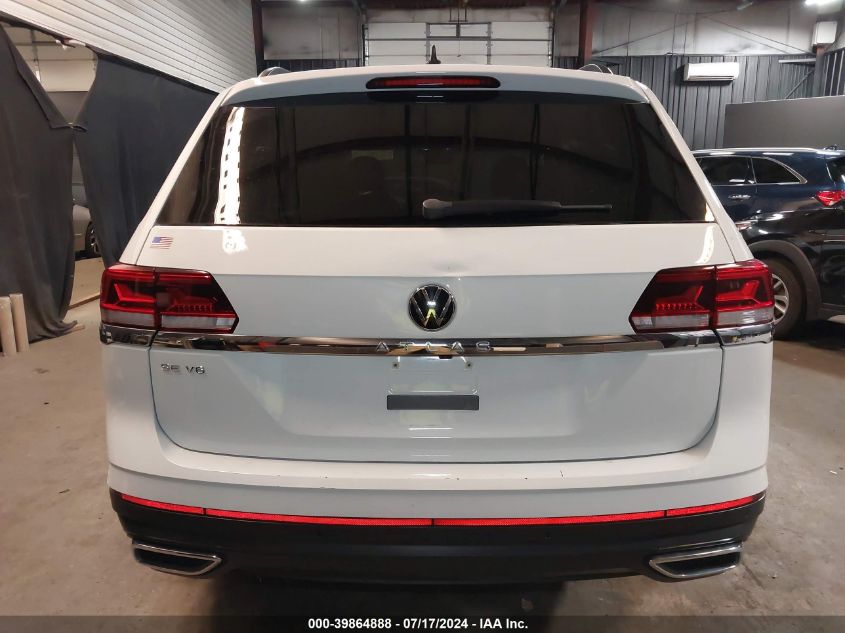 2021 Volkswagen Atlas Se VIN: 1V2WR2CA4MC580968 Lot: 39864888
