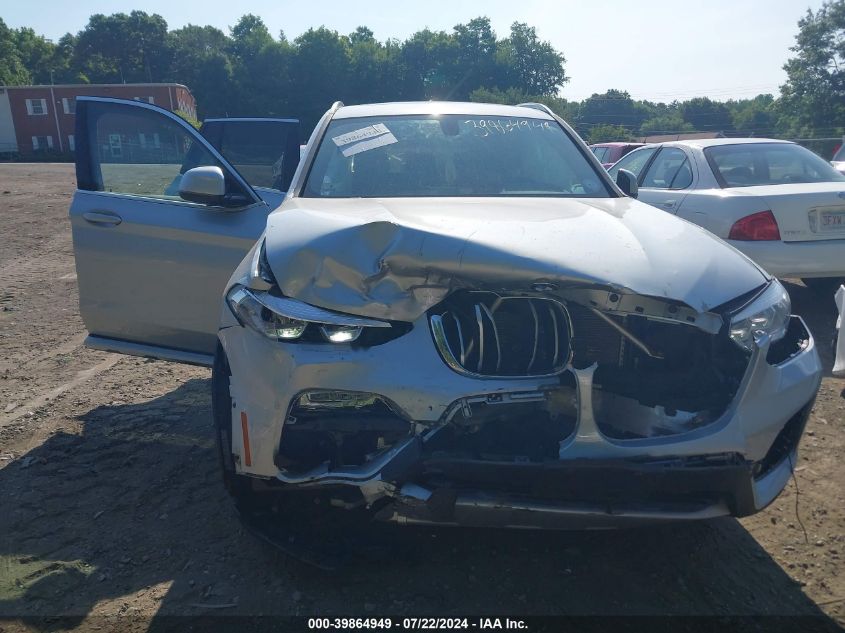 2018 BMW X3 xDrive30I VIN: 5UXTR9C53JLD74411 Lot: 39864949