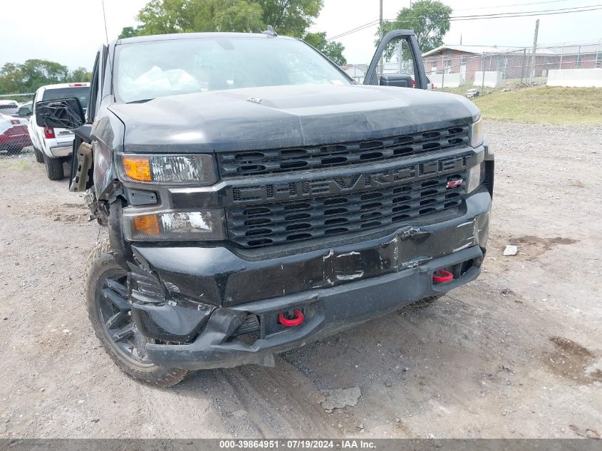 2021 Chevrolet Silverado K1500 Trail Boss Custom VIN: 1GCPYCEL2MZ450861 Lot: 39864951