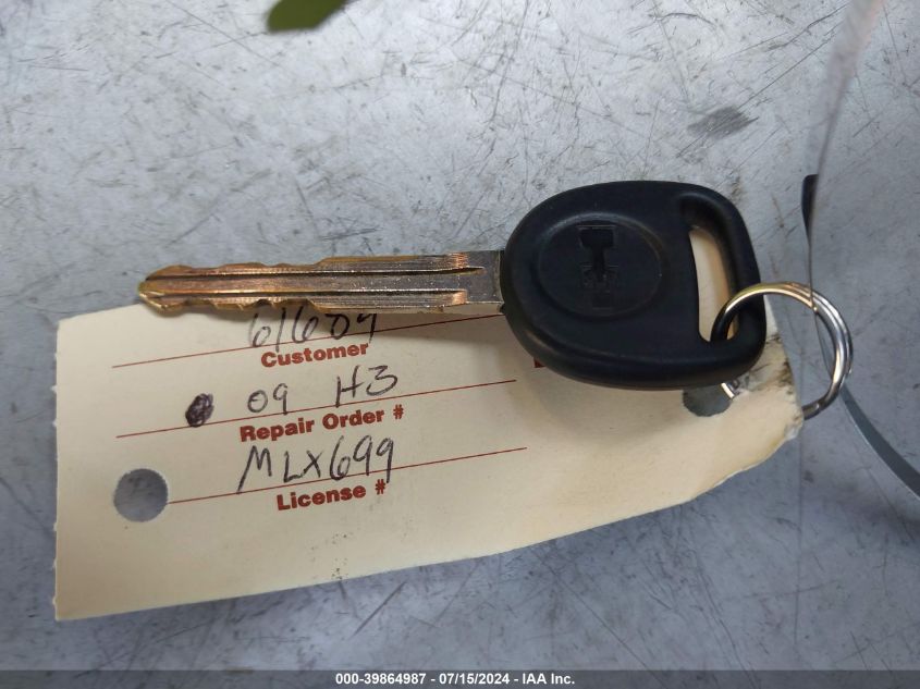 2009 Hummer H3 Suv VIN: 5GTEN13E198140473 Lot: 39864987