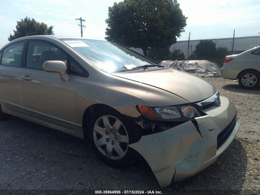 2008 Honda Civic Lx VIN: 1HGFA16558L017338 Lot: 39864998