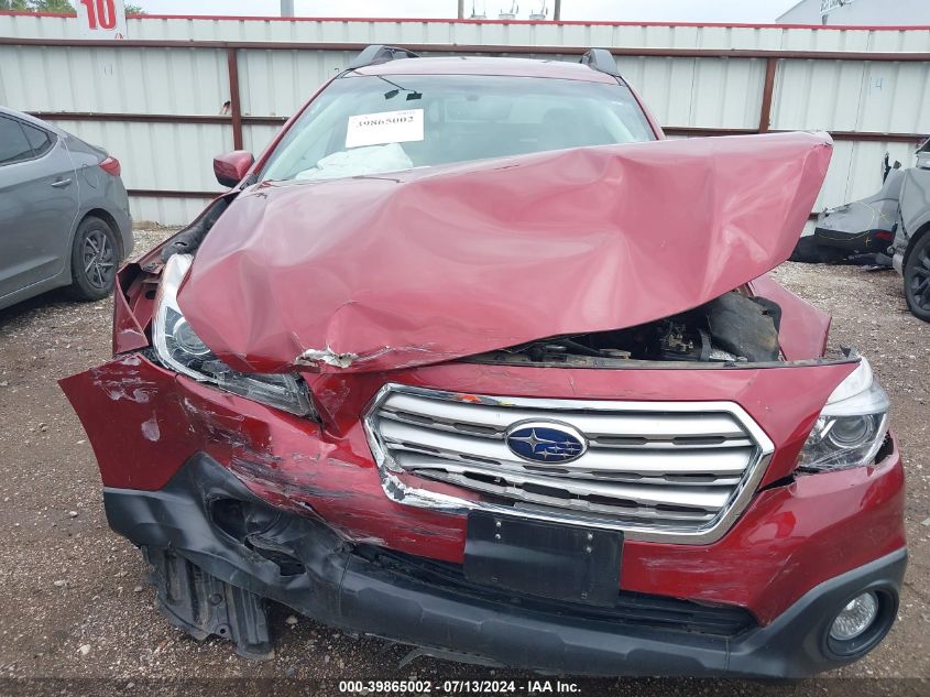 2017 Subaru Outback 2.5I Premium VIN: 4S4BSACC9H3340347 Lot: 39865002