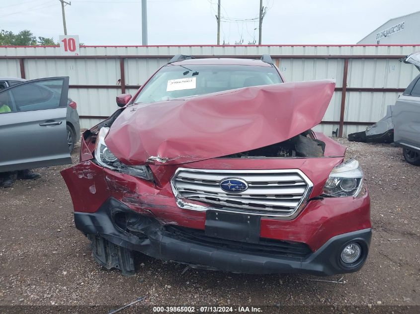 2017 Subaru Outback 2.5I Premium VIN: 4S4BSACC9H3340347 Lot: 39865002