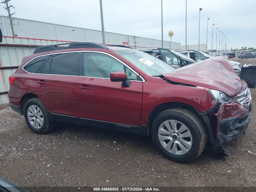 2017 Subaru Outback 2.5I Premium VIN: 4S4BSACC9H3340347 Lot: 39865002
