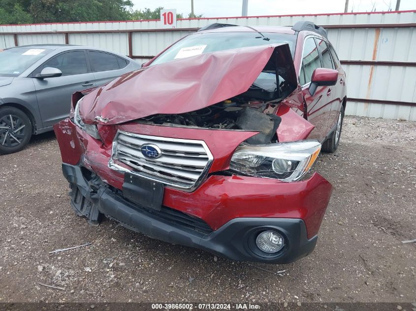 2017 Subaru Outback 2.5I Premium VIN: 4S4BSACC9H3340347 Lot: 39865002