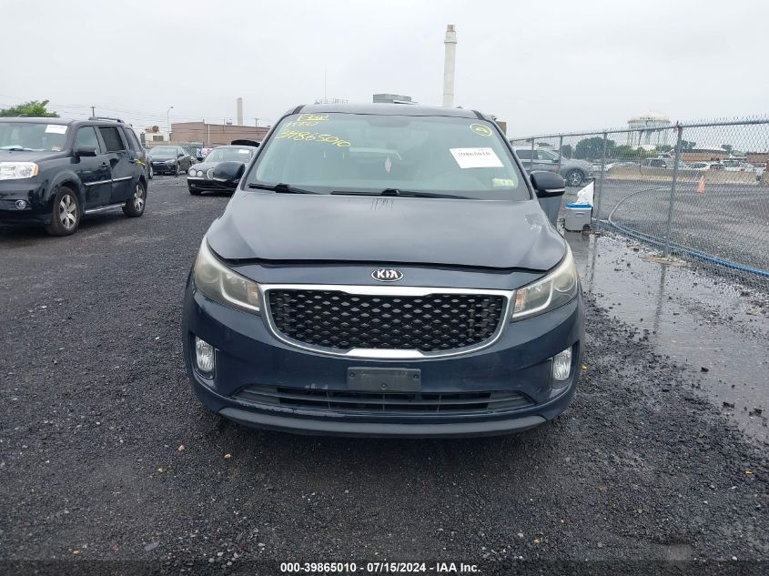 2015 Kia Sedona Ex VIN: KNDMC5C16F6048750 Lot: 39865010