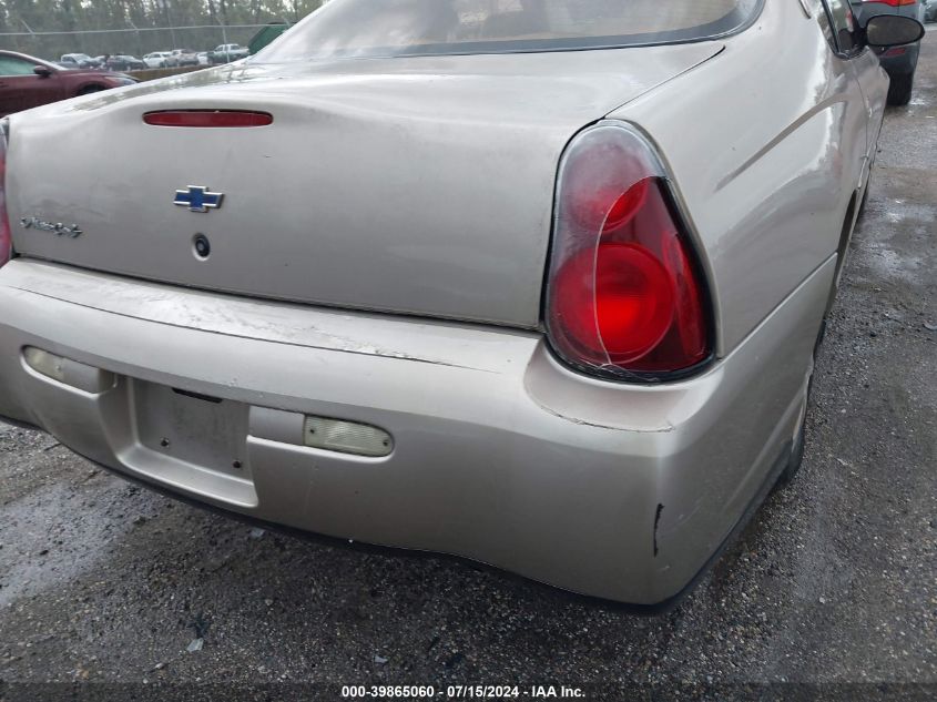 2001 Chevrolet Monte Carlo Ls VIN: 2G1WW12E719218430 Lot: 39865060