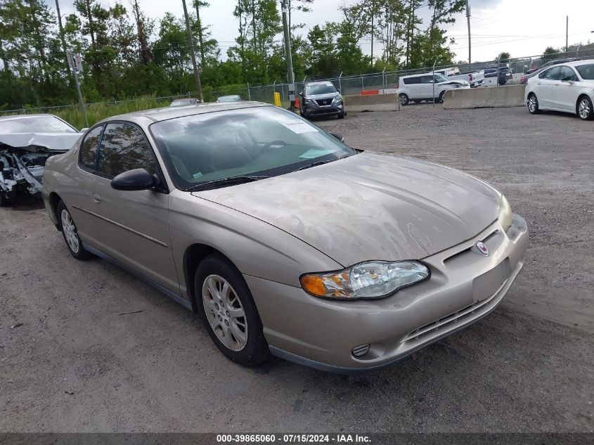 2G1WW12E719218430 | 2001 CHEVROLET MONTE CARLO