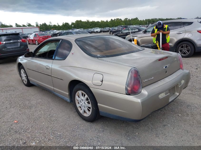 2G1WW12E719218430 | 2001 CHEVROLET MONTE CARLO