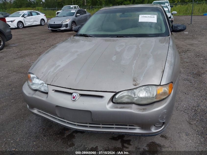 2001 Chevrolet Monte Carlo Ls VIN: 2G1WW12E719218430 Lot: 39865060