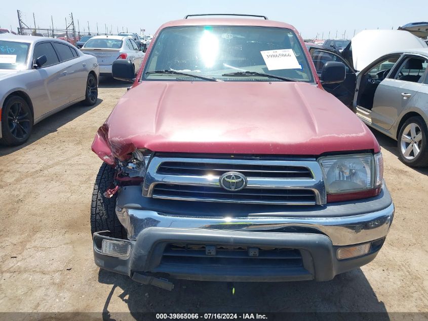 1999 Toyota 4Runner VIN: JT3GM84R8X0042862 Lot: 39865066