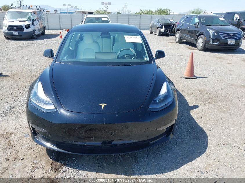 2023 Tesla Model 3 Rear-Wheel Drive VIN: 5YJ3E1EA2PF551340 Lot: 39865134