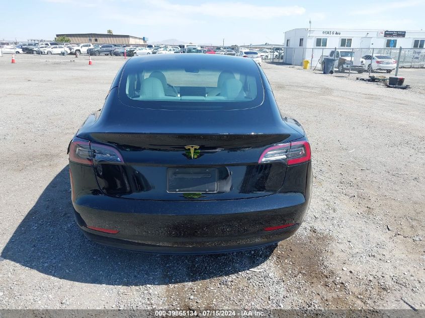 2023 Tesla Model 3 Rear-Wheel Drive VIN: 5YJ3E1EA2PF551340 Lot: 39865134