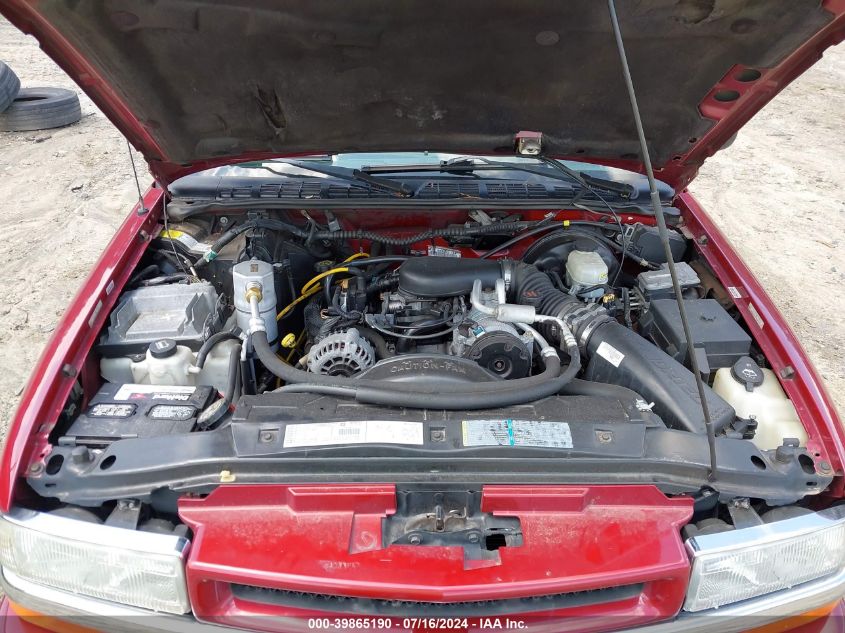 2002 Chevrolet Blazer Ls VIN: 1GNCS18W72K148747 Lot: 39865190