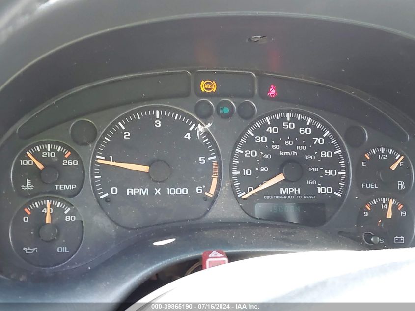 2002 Chevrolet Blazer Ls VIN: 1GNCS18W72K148747 Lot: 39865190