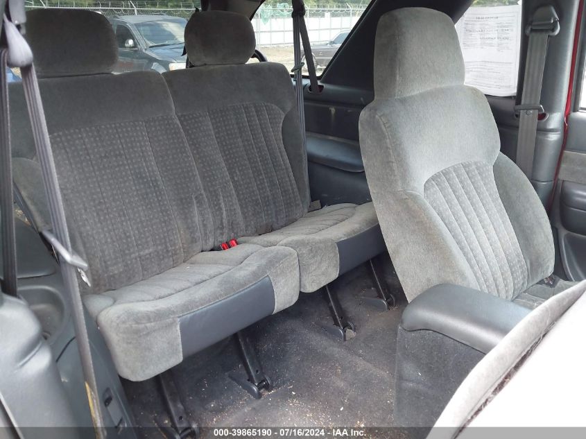 2002 Chevrolet Blazer Ls VIN: 1GNCS18W72K148747 Lot: 39865190