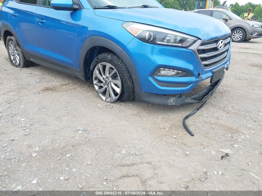 2016 Hyundai Tucson Se VIN: KM8J3CA44GU215541 Lot: 39865210