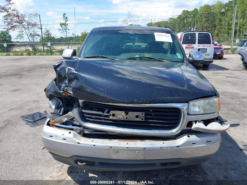 2002 GMC Sierra 1500 Sle VIN: 2GTEC19V421376726 Lot: 39865261